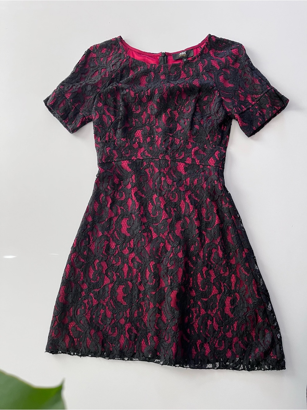 ABS by Allen Schwartz Lace Overlay Mini